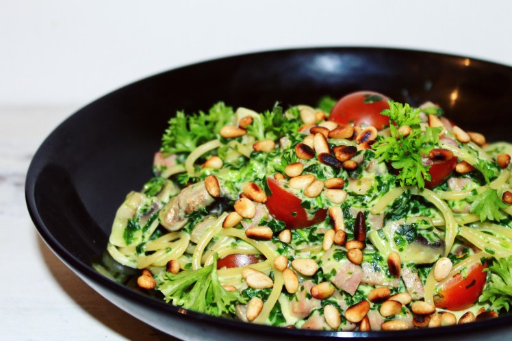 pasta-met-spinazie-mascarpone-saus-healthylivinglisan