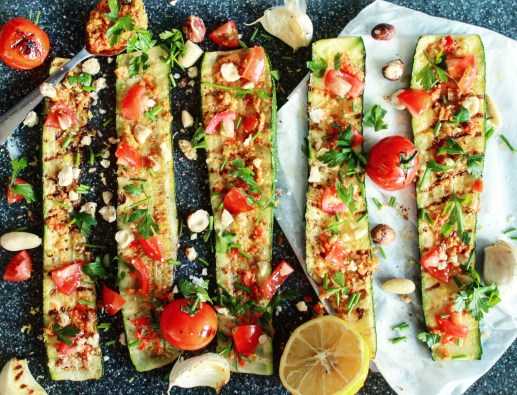 Recept gegrilde courgette
